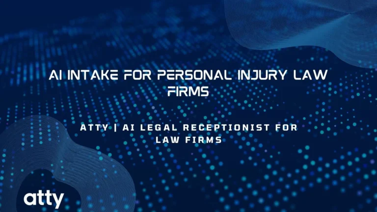 AI Intake for Personal Injury Law Firms