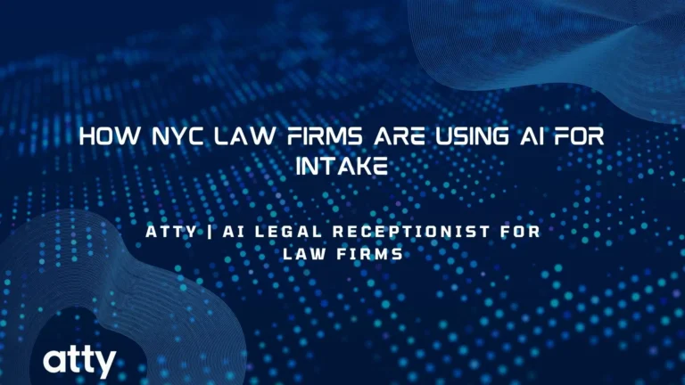How NYC Law Firms Are Using AI for Intake