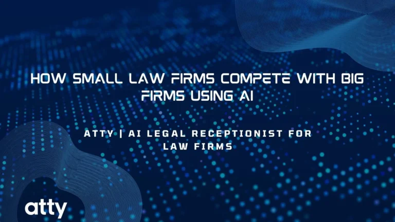 How Small Law Firms Compete with Big Firms Using AI
