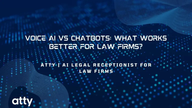 Voice AI vs Chatbots: What Works Better for Law Firms?