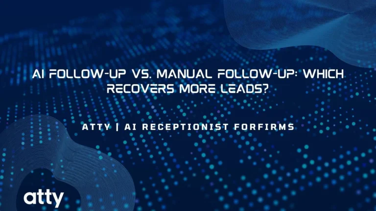 AI Follow-Up vs. Manual Follow-Up: Which Recovers More Leads?