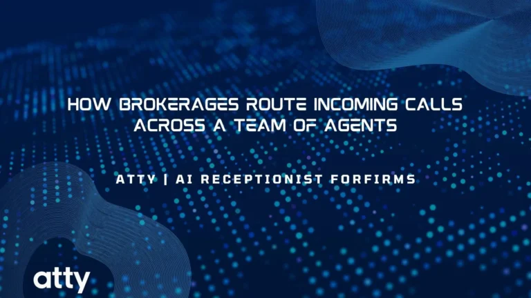 How Brokerages Route Incoming Calls Across a Team of Agents